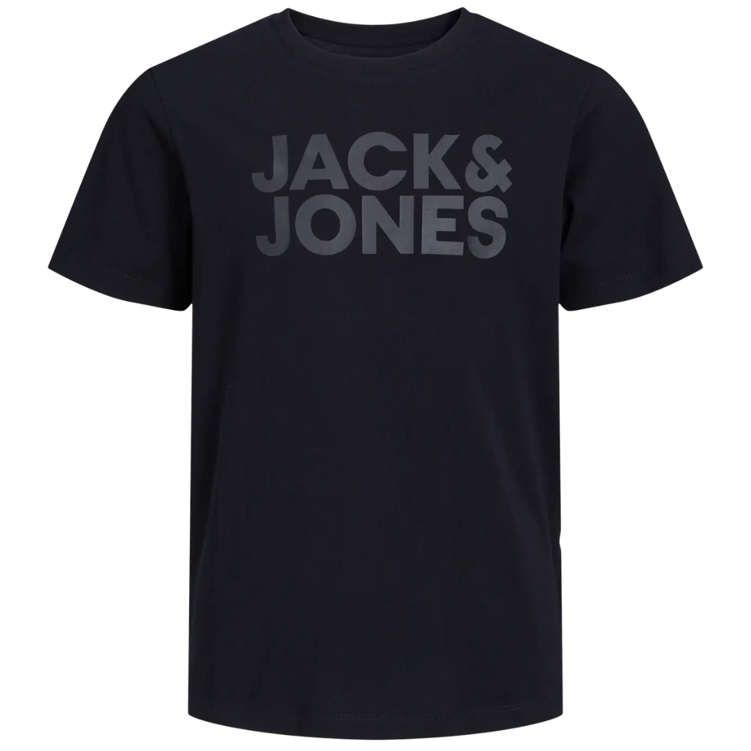 J&J Crna Dečija Majica JECORP LOGO TEE